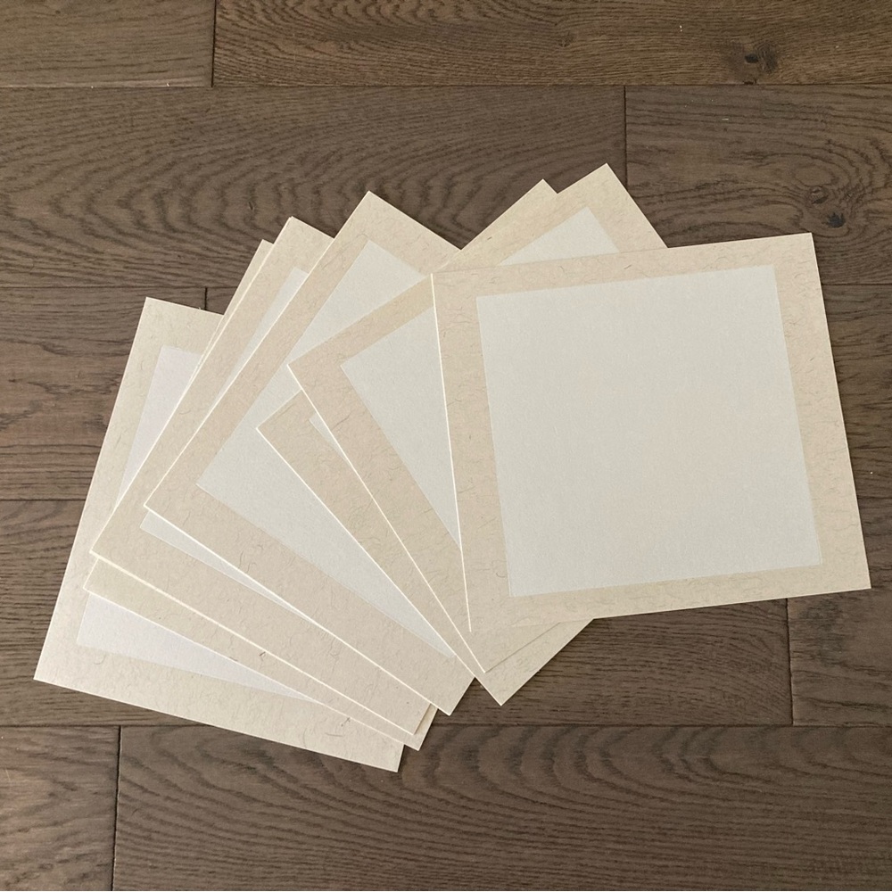 Xuan Rice Paper Shikishi Card Board for Watercolor Painting and Calligraphy